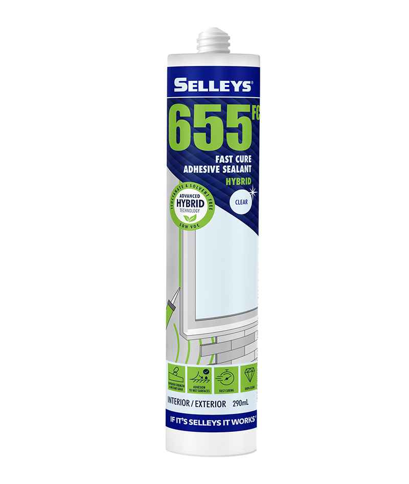 Selleys 655FC Fast Cure Adhesive Sealant