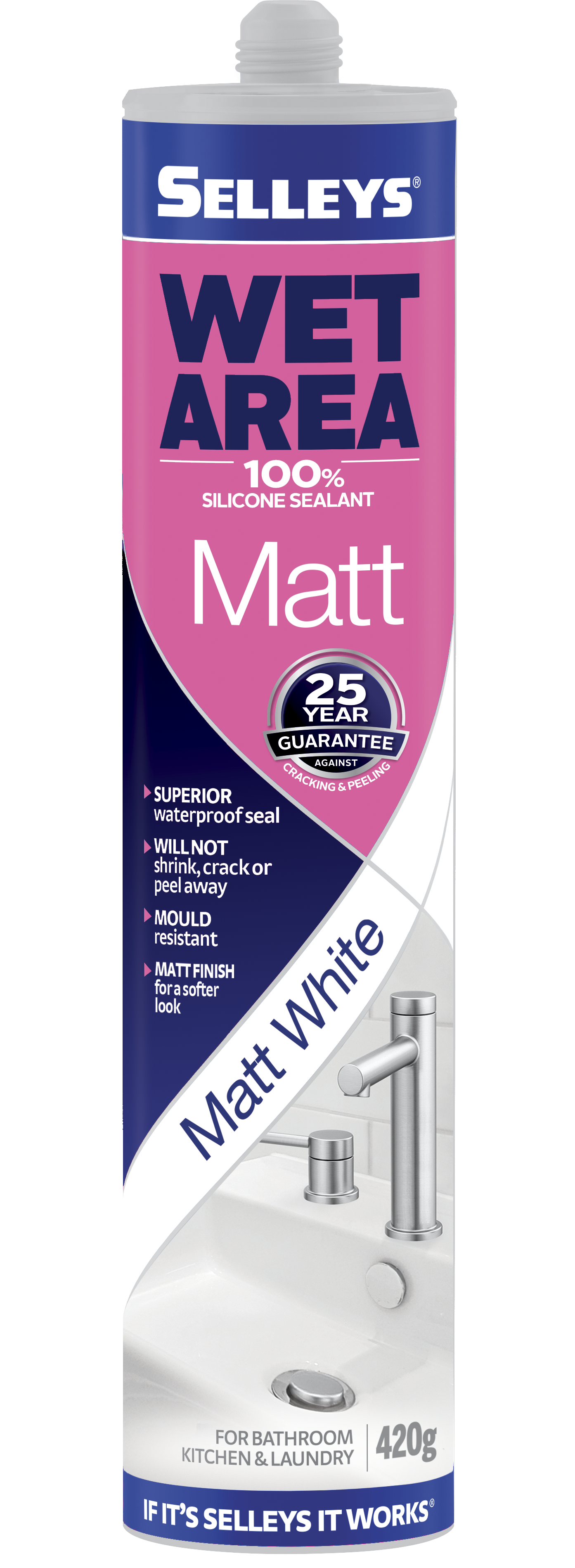 Selleys Wet Area Matt Silicone