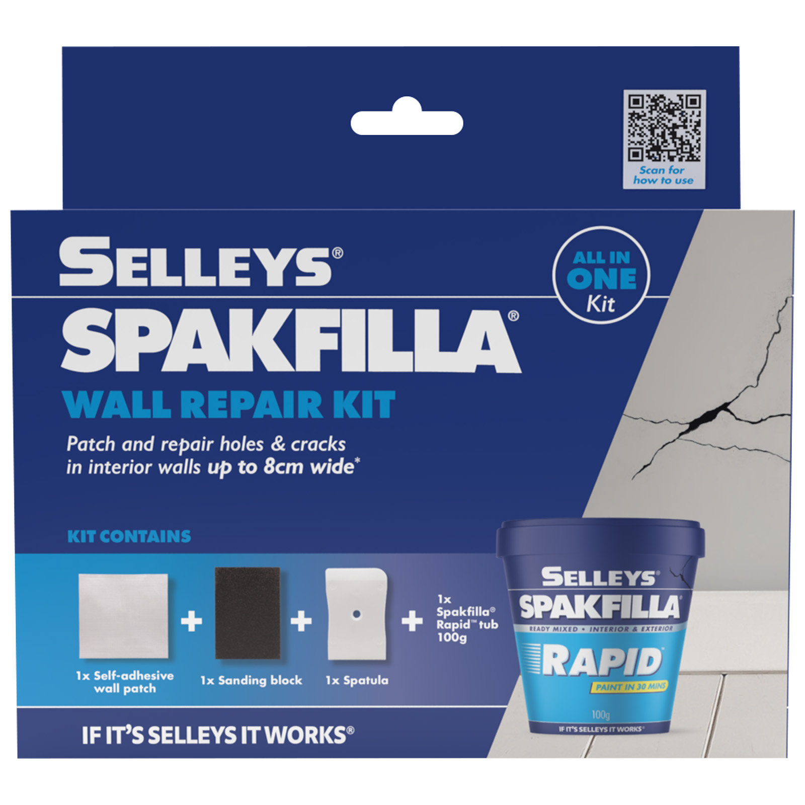 Selleys Spakfilla Wall Repair Kit - Selleys