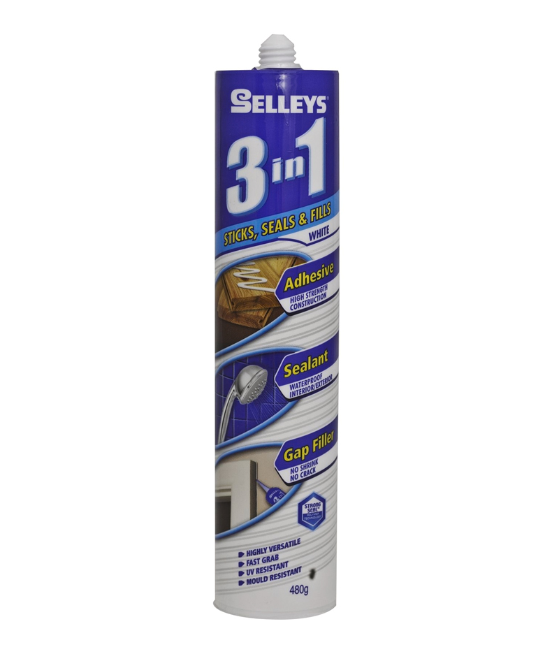 3-in-1 Adhesive Sealant & Gap Filler
