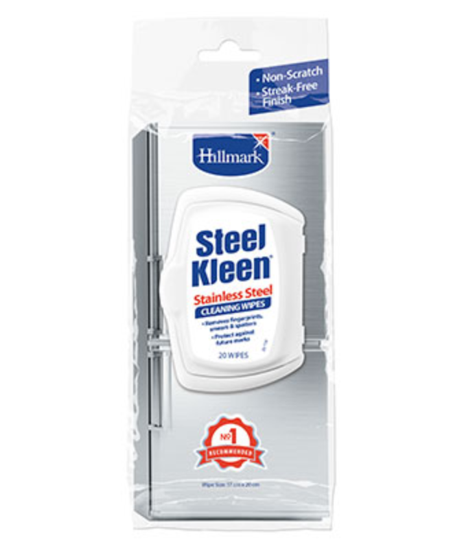 Hillmark Steel Kleen Stainless Steel Cleaning Wipes Selleys